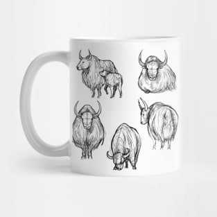 Sketches of a Yak Mug